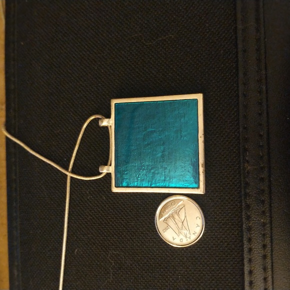 Square double sided necklace - Picture 3 of 3